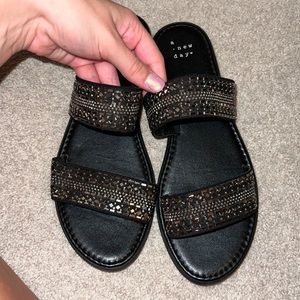 Black Flip Flops Sparkly